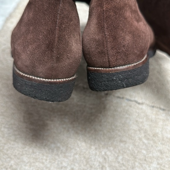 Kors brown suede long boot with rubber sole - Picture 4 of 6